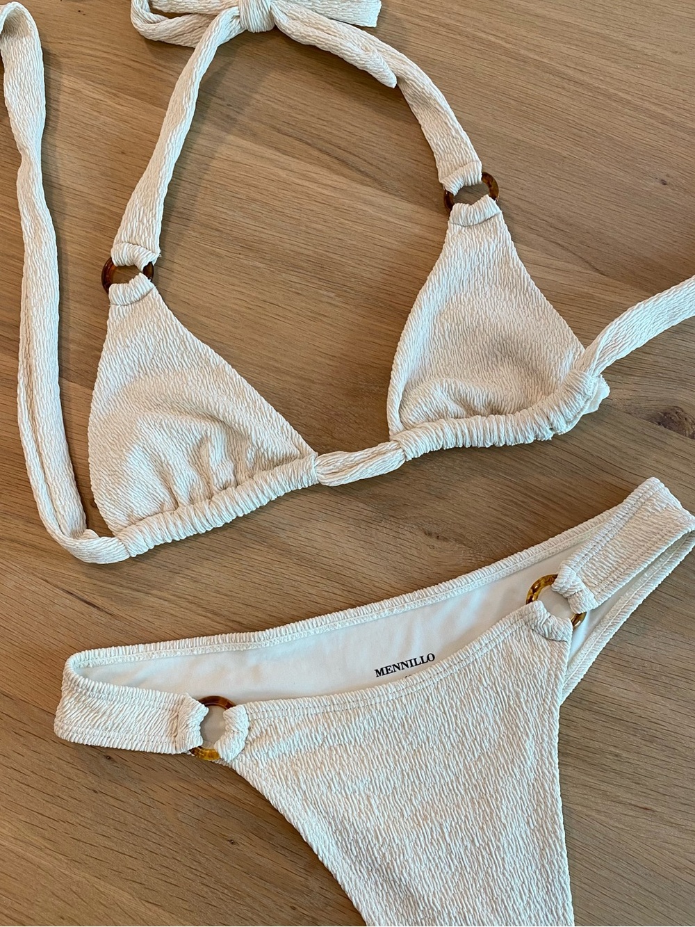 Mennillo crinkle bikini